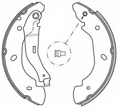 OPEN PARTS bsa204700 -  Комплект тормозных колодок